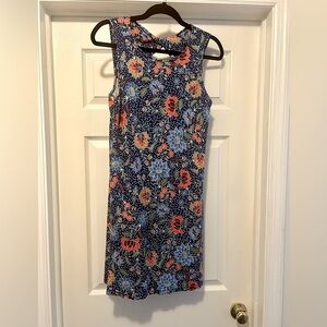 Loft colorful floral dress.